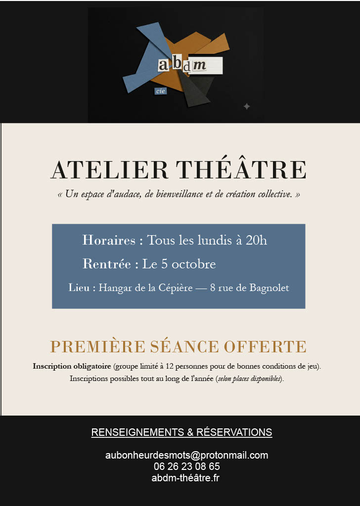 cours de théâtre dans le quartier la Cépière